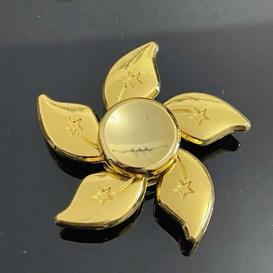Gold Metal Fidget Spinner – Kids Stress Relief Toy