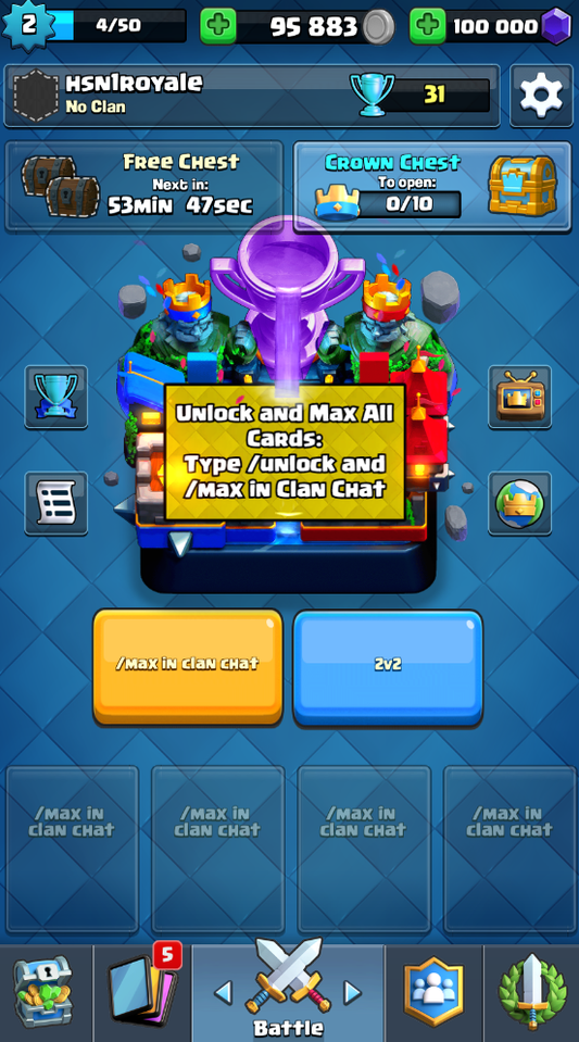 clash royale 3 different modes